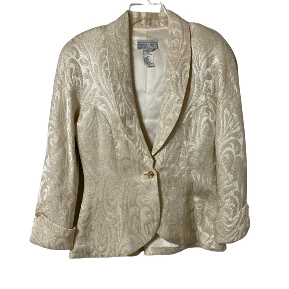 Jessica McClintock Vintage Bridal Blazer Size 10 - Picture 3 of 13